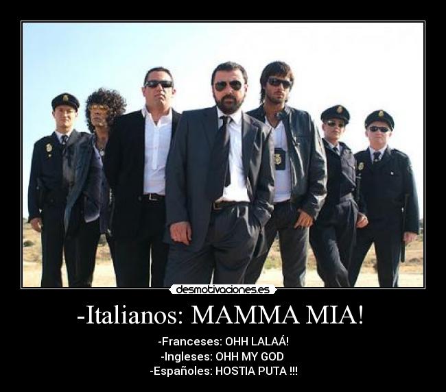 -Italianos: MAMMA MIA! -
