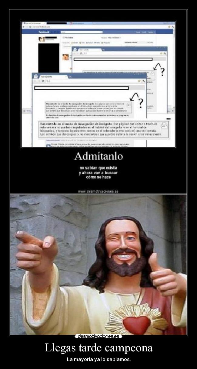Llegas tarde campeona - 