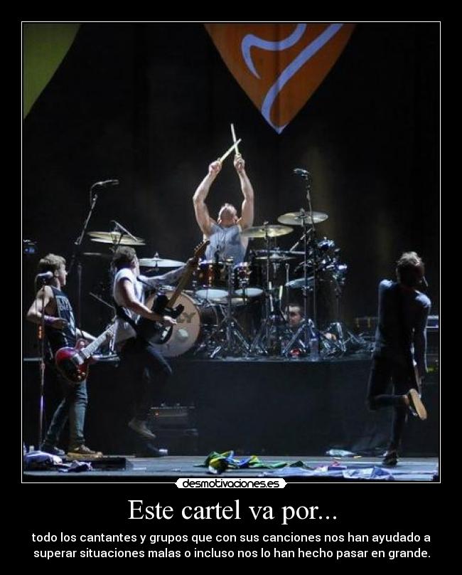 carteles grupos cantantes genial desmotivaciones