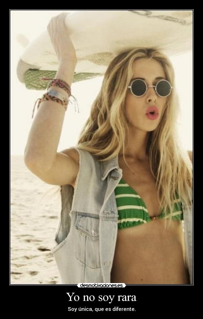 Yo no soy rara -