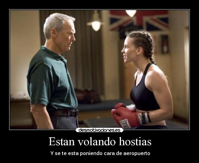 Estan volando hostias -