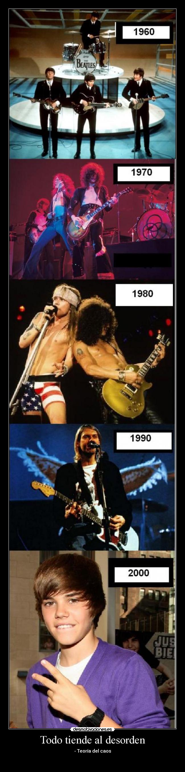 Todo tiende al desorden - - Teoría del caos