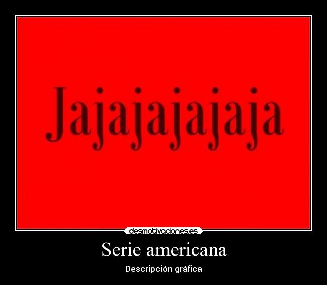 Serie americana - 