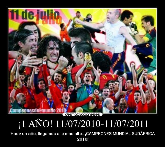 ¡1 AÑO! 11/07/2010-11/07/2011 - 