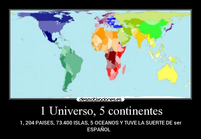 1 Universo, 5 continentes - 