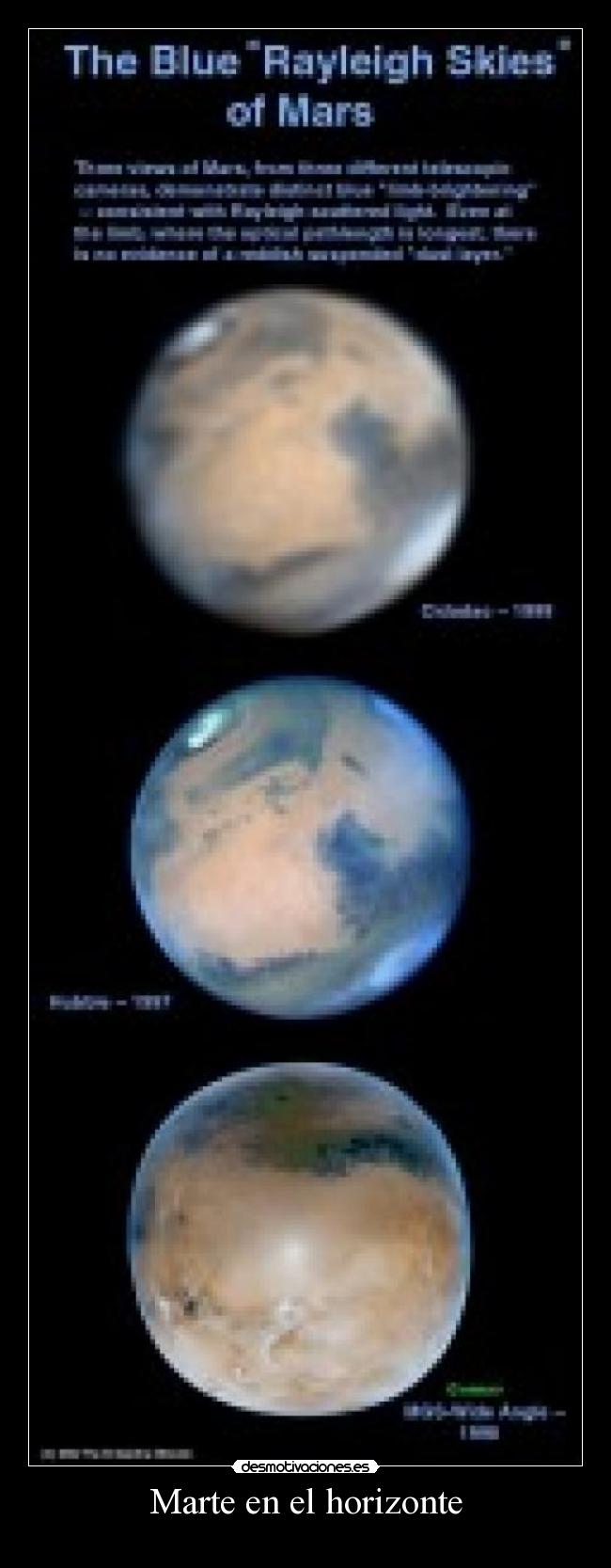 Marte en el horizonte -