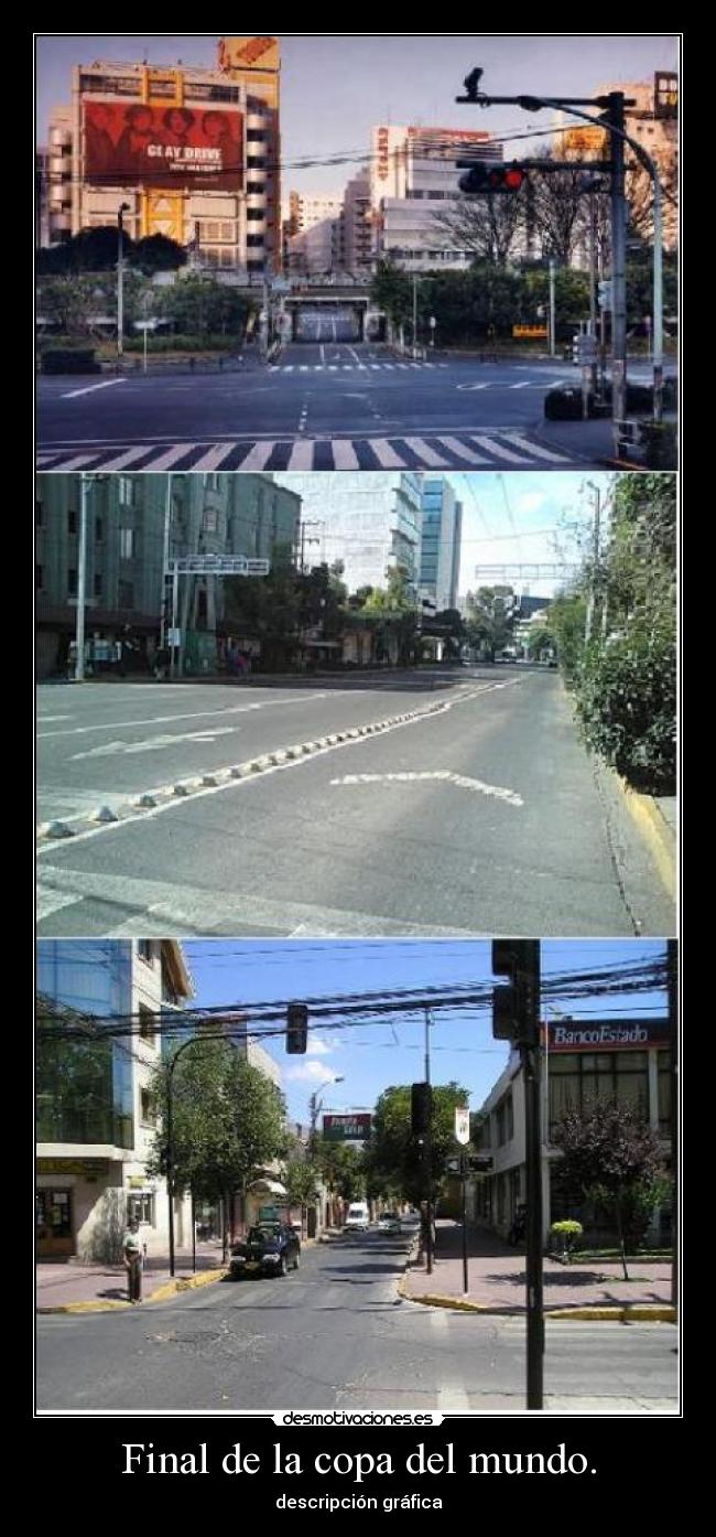 Final de la copa del mundo. -
