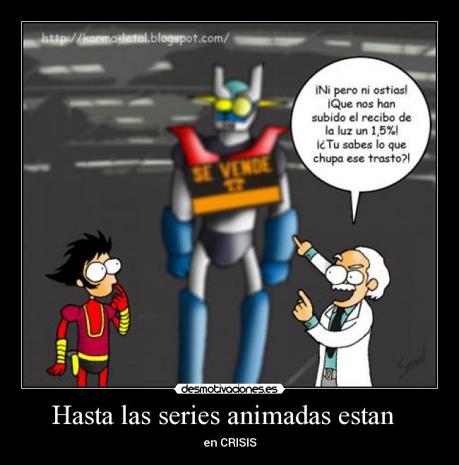 Hasta las series animadas estan   - 