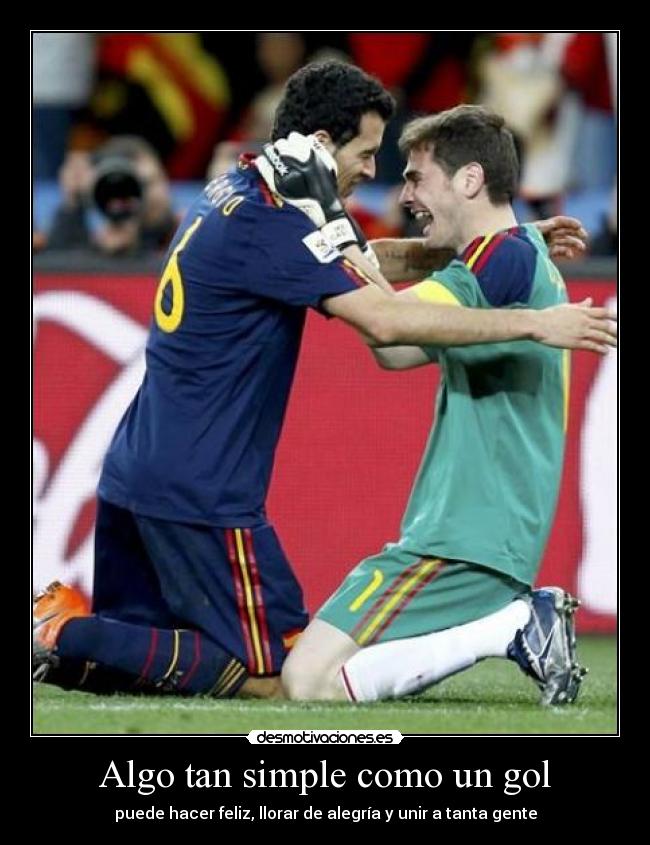 carteles iker casillas busquets gol felicidad desmotivaciones