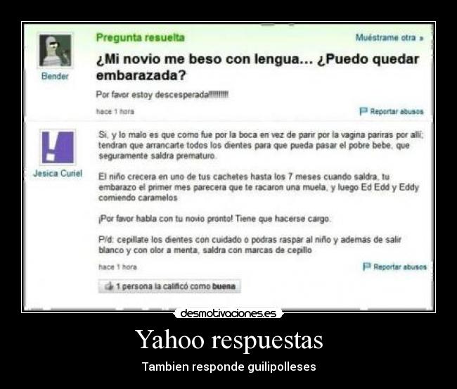 Yahoo respuestas -