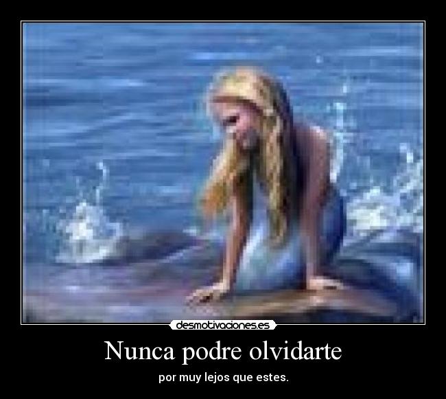 Nunca podre olvidarte - por muy lejos que estes.