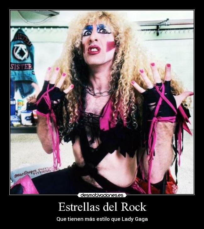 Estrellas del Rock - Que tienen más estilo que Lady Gaga