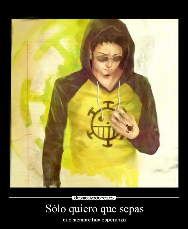 Sólo quiero que sepas - 