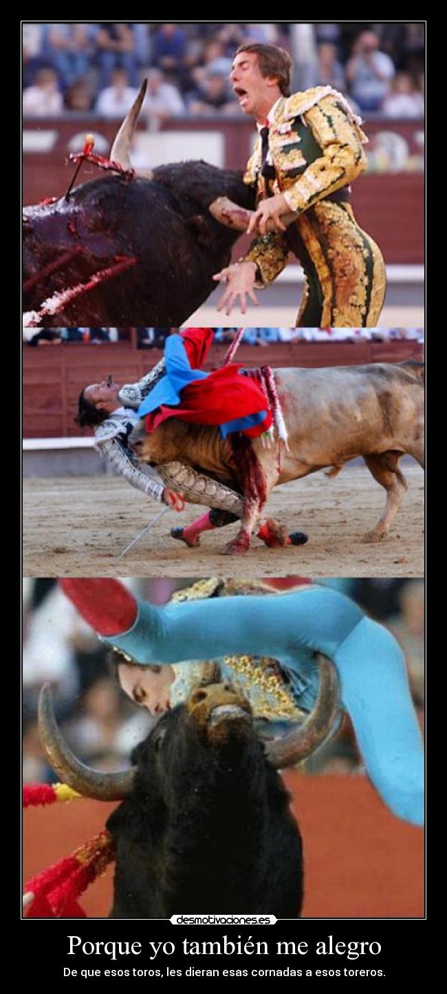 Porque yo también me alegro -