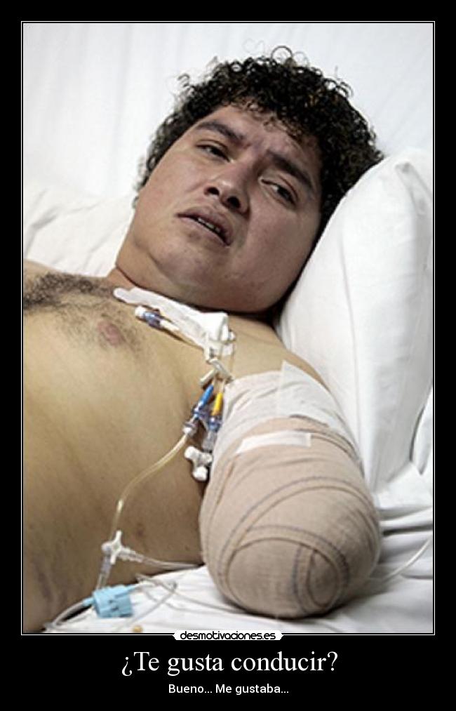 ¿Te gusta conducir? - Bueno... Me gustaba...