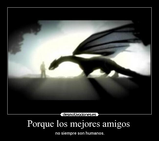 Porque los mejores amigos - no siempre son humanos.
