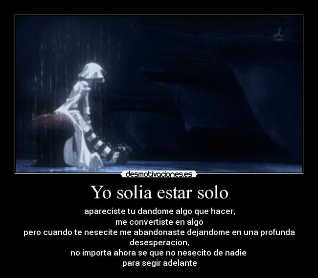 carteles anime soledad yumekui merry desmotivaciones