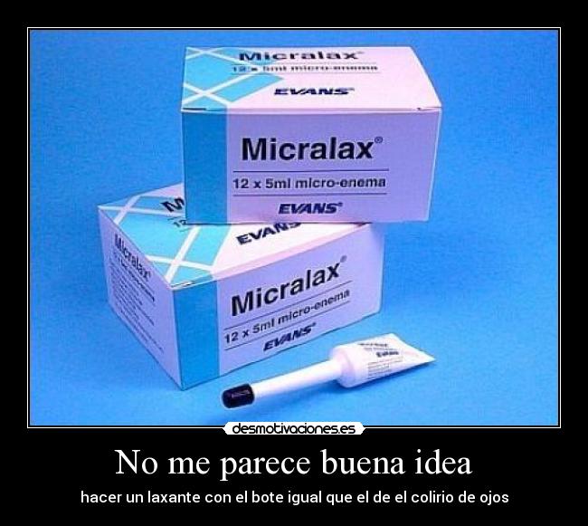 No me parece buena idea - 