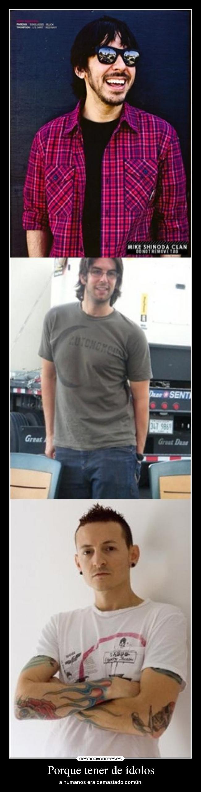 Porque tener de ídolos - a humanos era demasiado común.