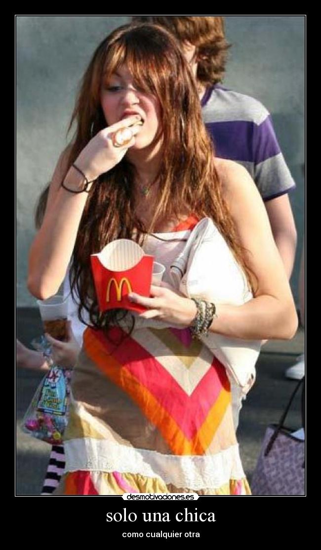 solo una chica - como cualquier otra