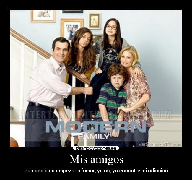 carteles amigos modern family desmotivaciones