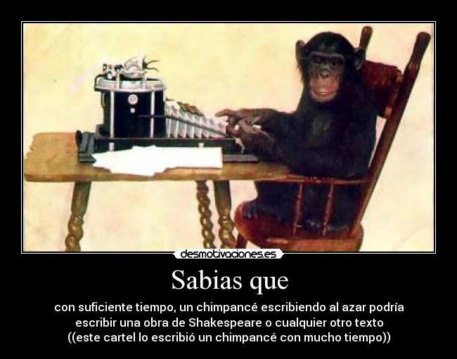 carteles sabias que chimpance desmotivaciones