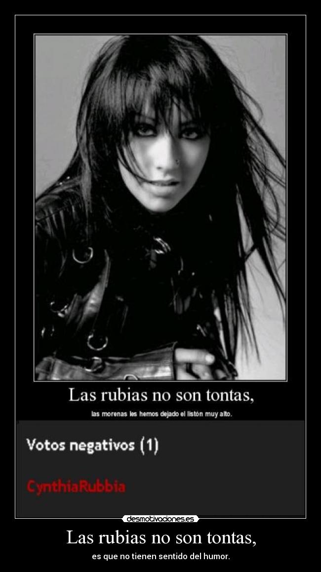 Las rubias no son tontas, - 