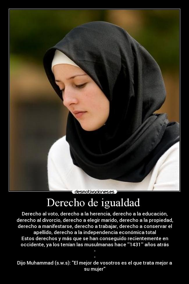 Derecho de igualdad -