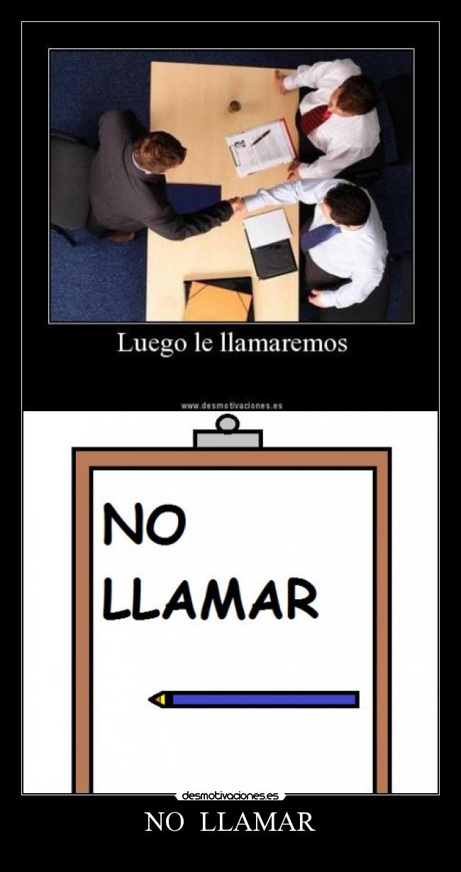 NO  LLAMAR - 