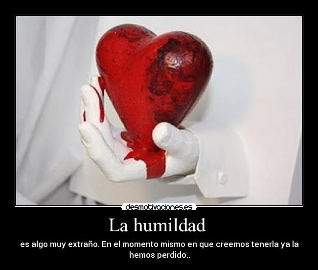 La humildad -