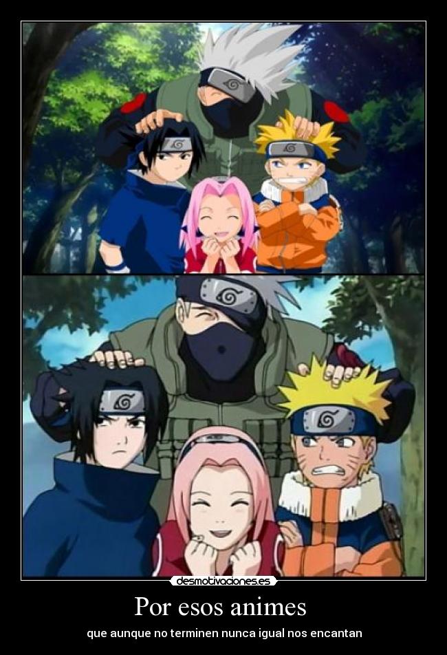 Por esos animes - que aunque no terminen nunca igual nos encantan