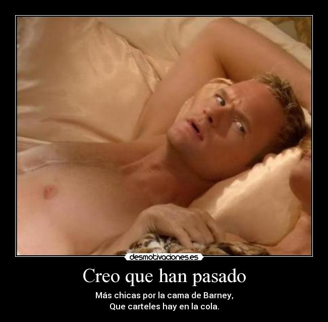 Creo que han pasado -