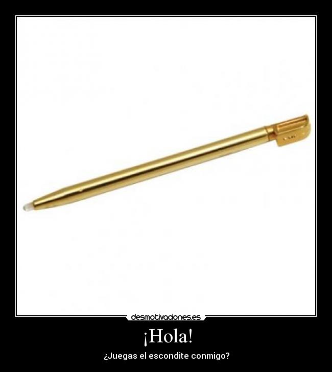 ¡Hola! - ¿Juegas el escondite conmigo?