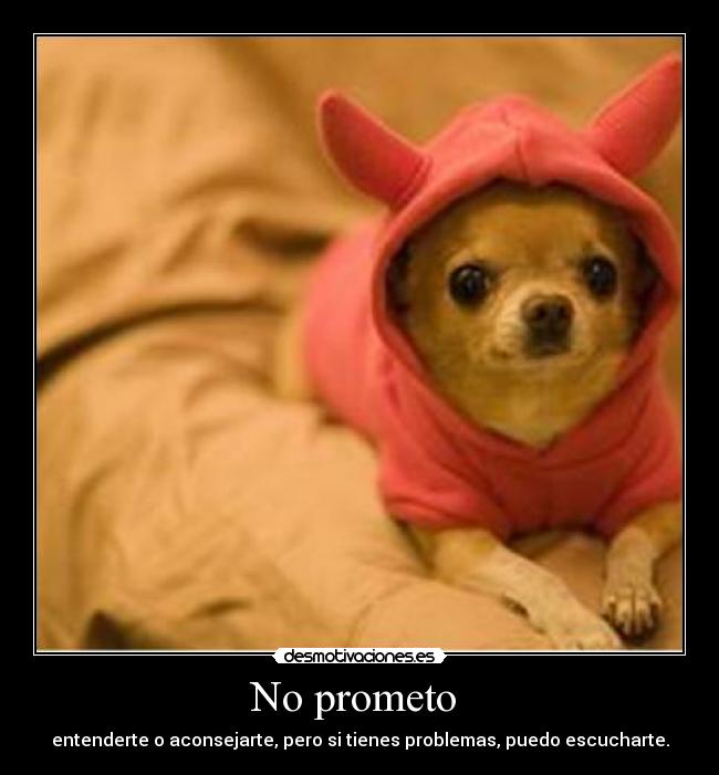 No prometo -