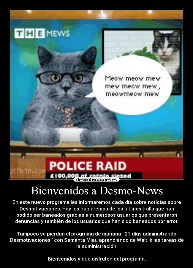 Bienvenidos a Desmo-News -