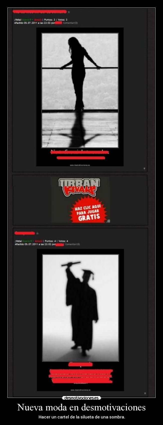 Nueva moda en desmotivaciones -
