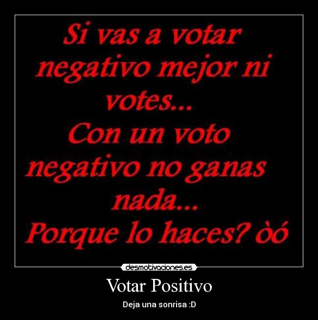 Votar Positivo -