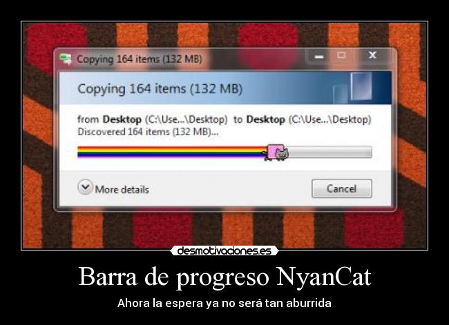 Barra de progreso NyanCat - Ahora la espera ya no será tan aburrida
