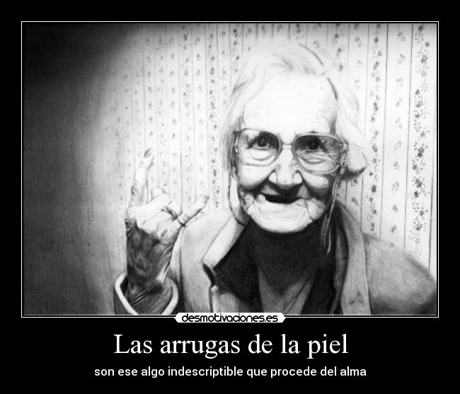Las arrugas de la piel - 