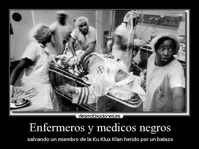 Enfermeros y medicos negros - 