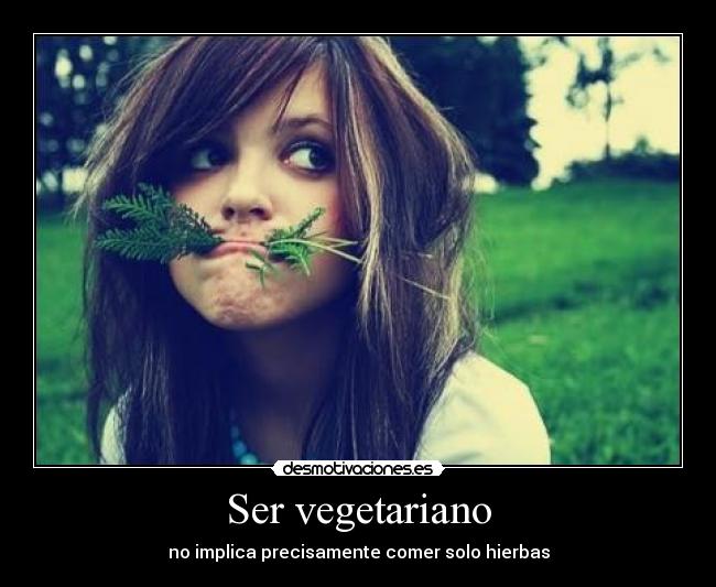 Ser vegetariano -