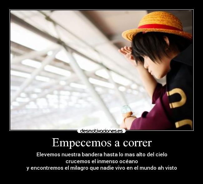 carteles luffy desmotivaciones