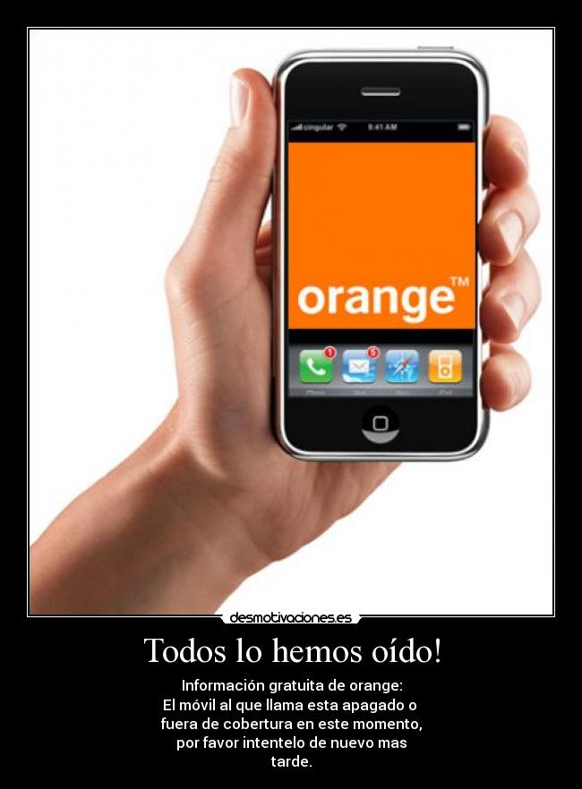 Todos lo hemos oído! -