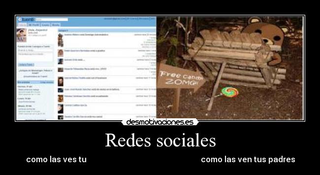 Redes sociales - como las ves tu                                                          como las ven tus padres