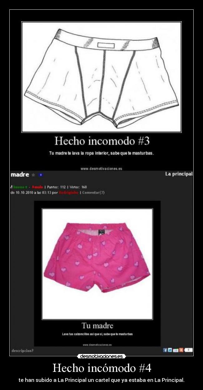 Hecho incómodo #4 -