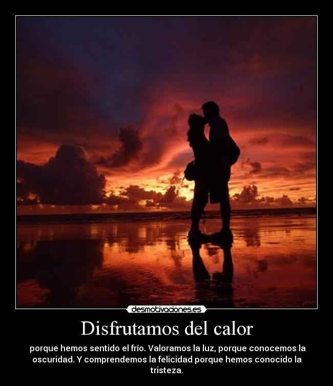 Disfrutamos del calor -