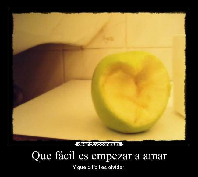 Que fácil es empezar a amar - 