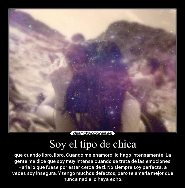 Soy el tipo de chica -