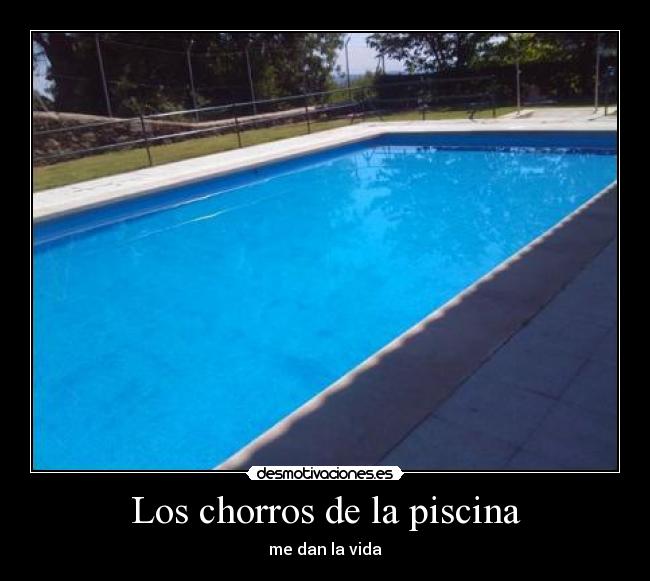 Los chorros de la piscina -
