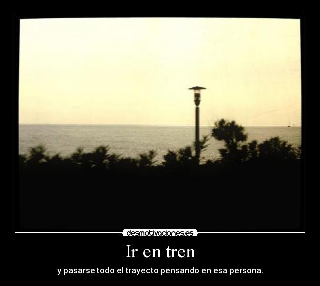 carteles tren pensar el desmotivaciones